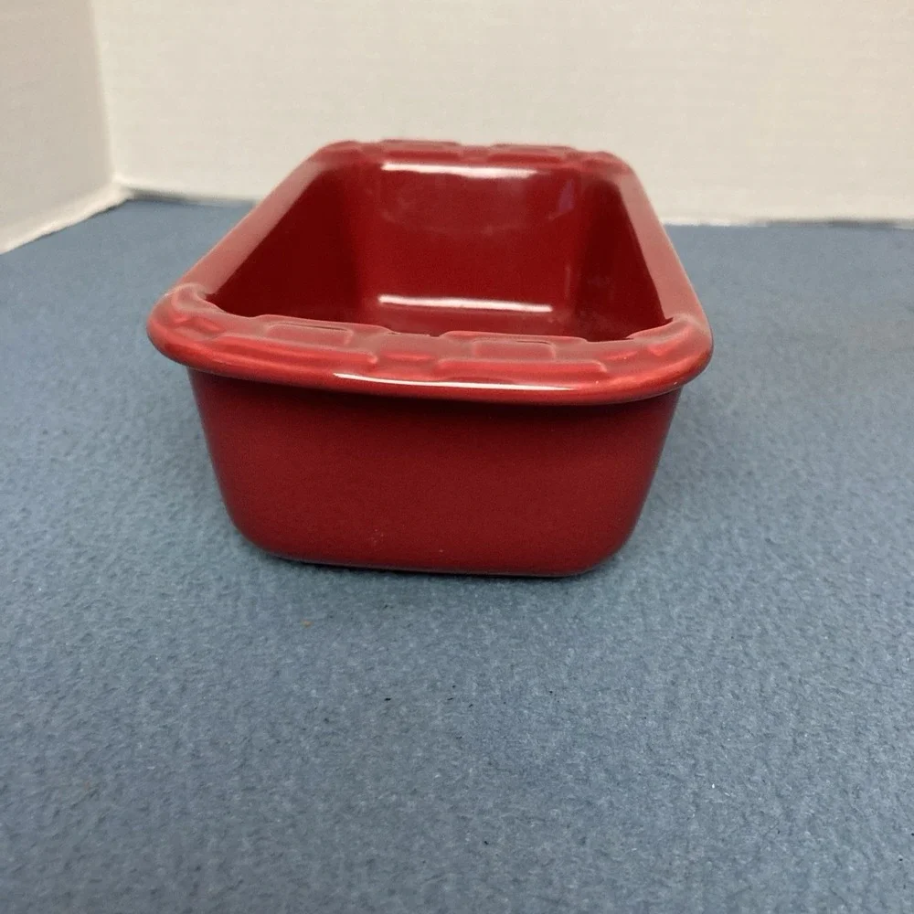 Longaberger Pottery Woven Traditions Paprika 8
